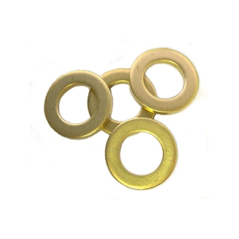 Bagues à paumelle annuba laiton bague annuba laiton ø ext 13 mm. int 7.8 mm 1 sachet(s) de 6 pièce(s) - select hardware france