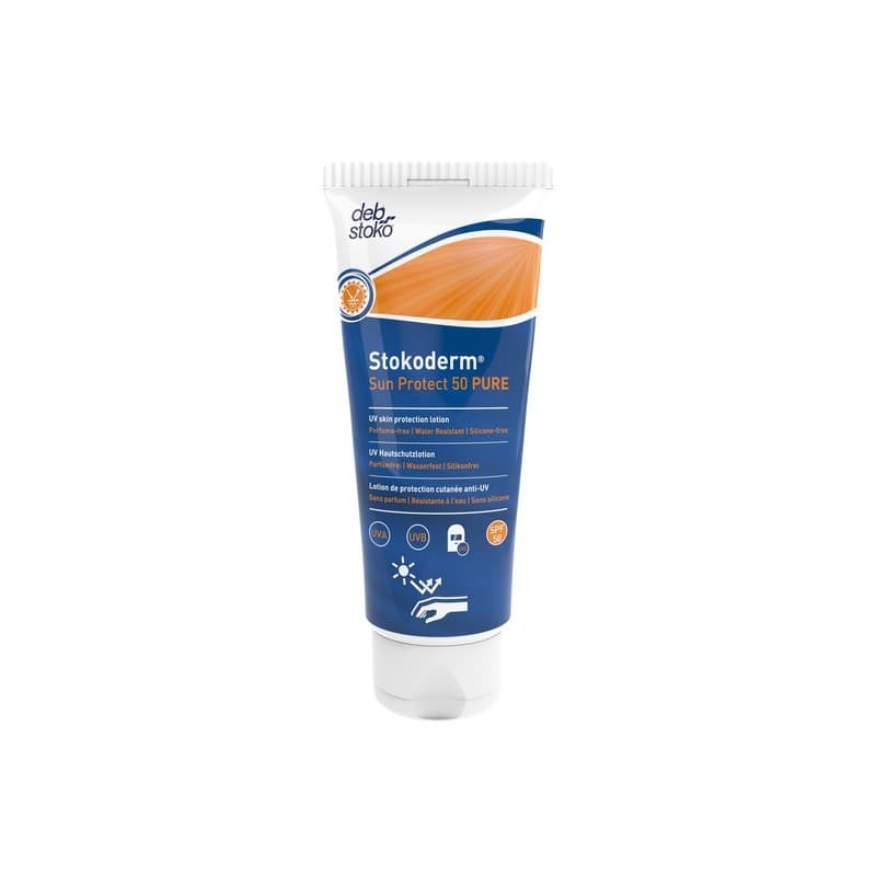 Lotion solaire stokoderm sun protect 50 pure lotion solaire stokoderm sun protect 50 pure 1 tube(s) de 100 millilitre(s) tube crème solaire 1000 ml -