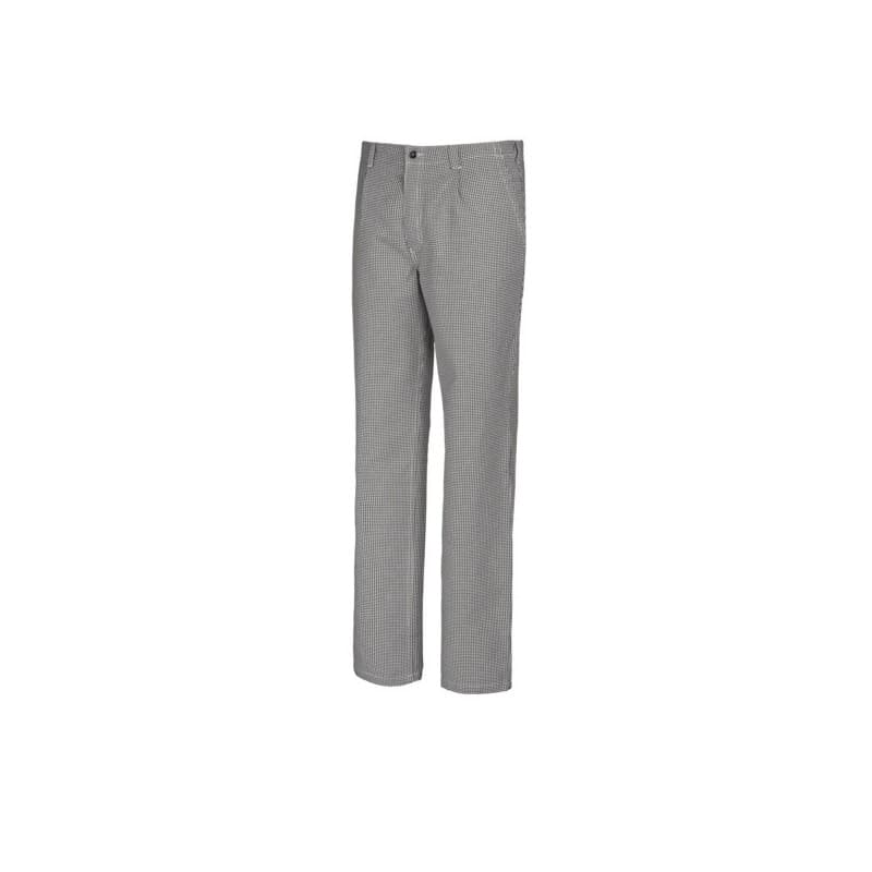 Pantalon mixte cuisinier/pâtissier 200 - 300 g entre 1 et 3 pantalon 36 coton pantalon cuisinier/pâtissier pied de poule bleu/blanc t36 1 pièce(s) bla