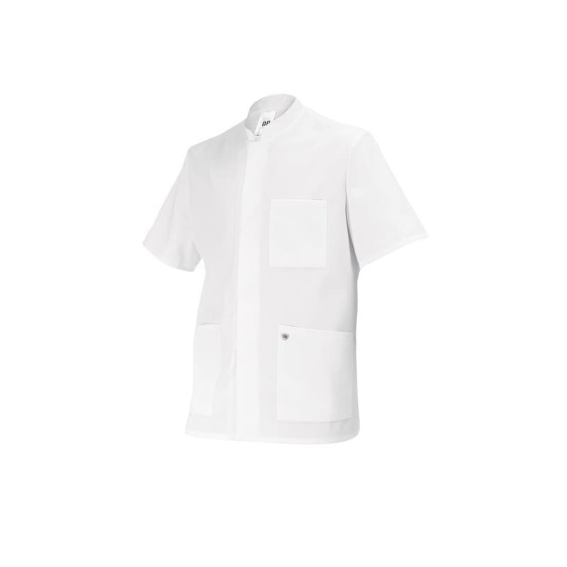Veste mixte à boutonner veste mixte à boutonner blanc t3xl blanc 200 - 300 g 3xl veste polyester / coton 1 pièce(s) boutons - bp bierbaum proenen
