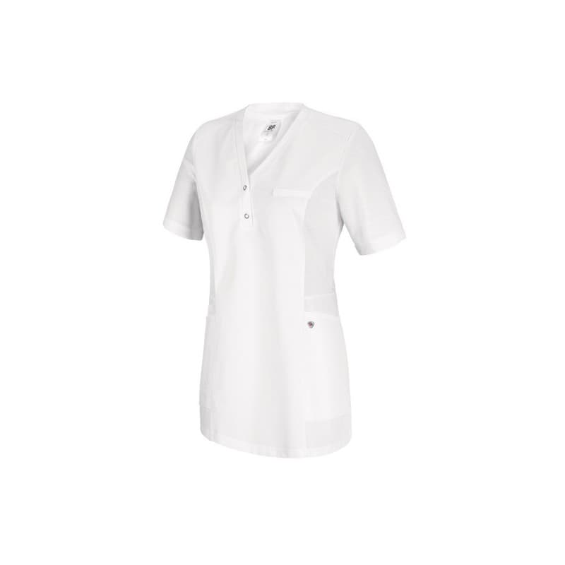 Tuniques confort femme à enfiler tunique confort femme à enfiler blanc txs blanc 100 - 200 g coton / polyester xs tunique 1 pièce(s) à enfiler - bp bi