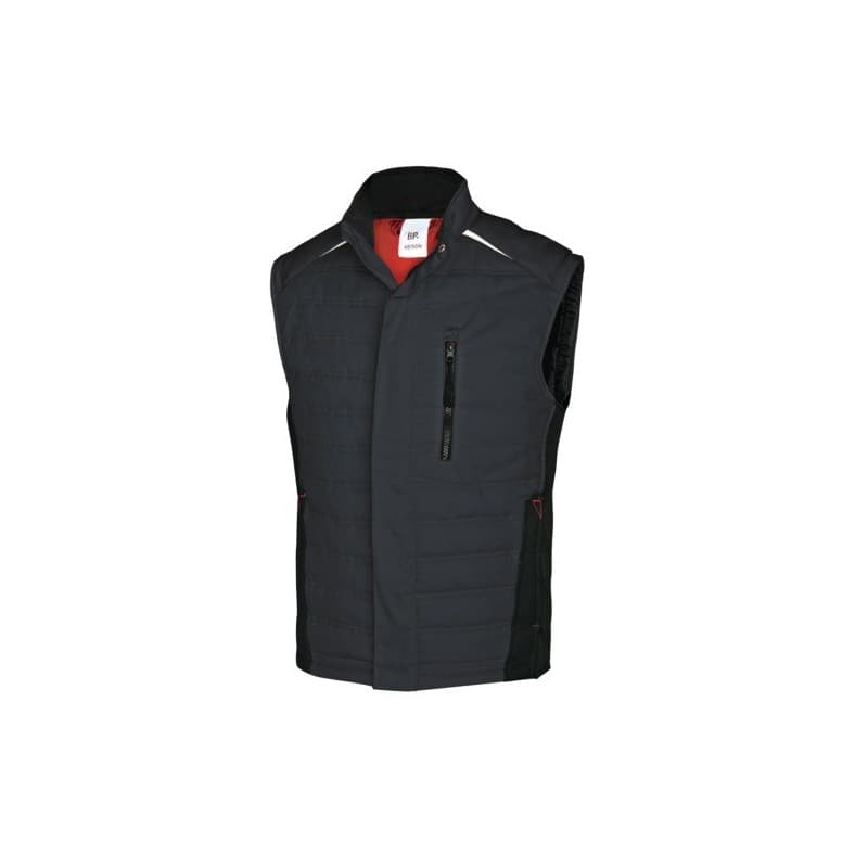 Gilets thermiques bplus gilet thermique gris anthracite tm gilet 200 - 300 g m gris entre 1 et 3 polyester / coton 1 pièce(s) - bp bierbaum proenen