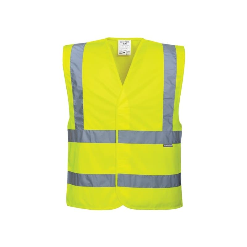 Gilet baudrier double ceinture gilet baudrier double ceinture jaune tl/xl gilet l 100 - 200 g polyester 0 1 pièce(s) classe 2 - portwest