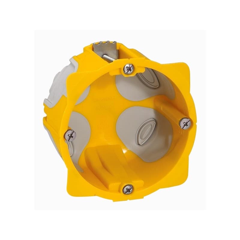 Boîte d'encastrement batibox energy plaque de plâtre 1 pièce(s) boîte d'encastrement batibox energy 1 poste 2 modules 1 cloison sèche 67 mm 40 mm - le