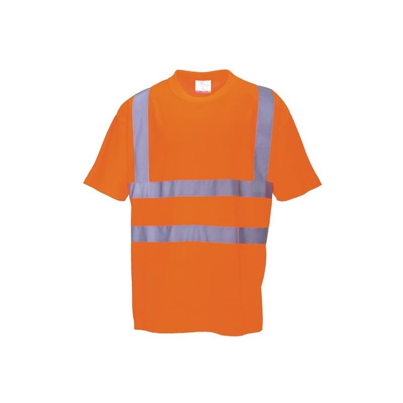 Tee-shirts manches courtes tee-shirt manches courtes orange txl xl 100 - 200 g polyester orange t-shirt 0 1 pièce(s) classe 2 - portwest
