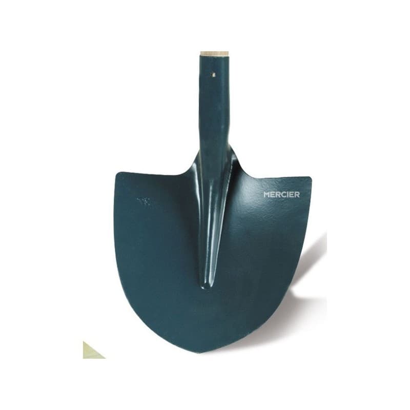 Pelle ronde trempée pelle ronde trempée 27 cm col de cygne sans manche 1 pièce(s) sans manche acier 27 cm - mercier