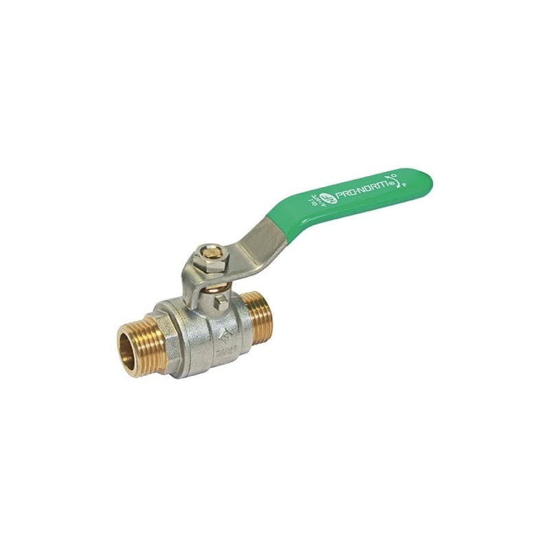 Vannes à sphère nf vanne à sphère nf mm15x21 manette plate 1 pièce(s) 15/21 (1/2") plate mâle / mâle - somatherm for you