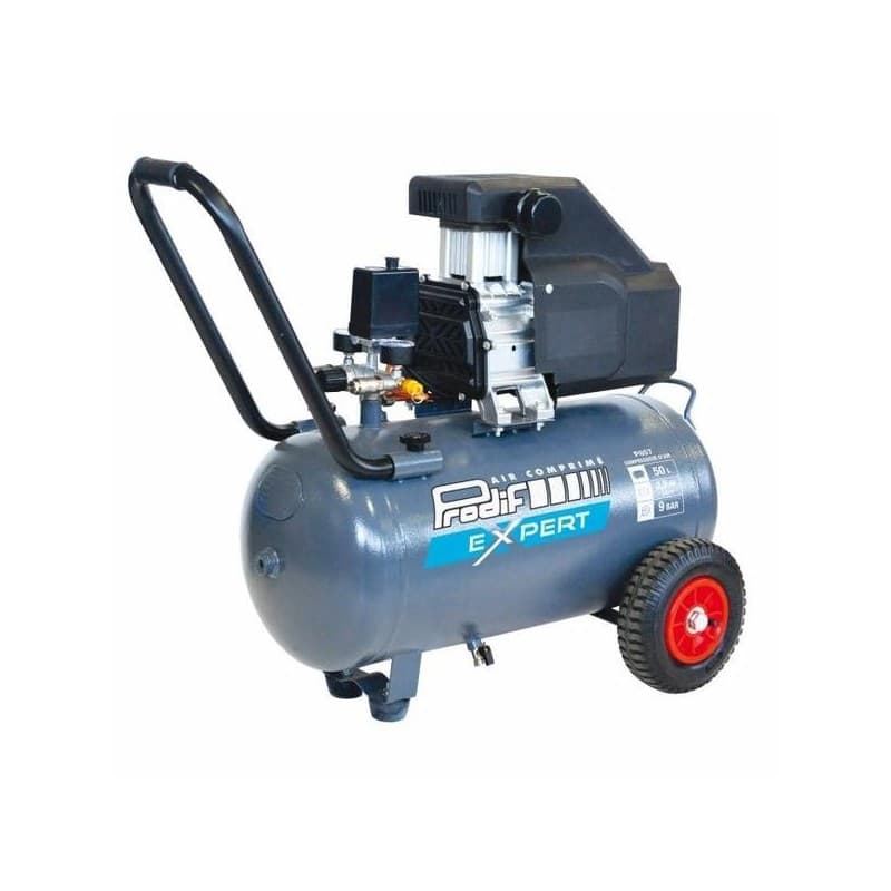 Compresseur coaxial 50l - 9 m³/h compresseur coaxial 50l - 9 m³/h 33 kg 1 pièce(s) 96 dba 50 litre(s) 9 bar 2.5 cv mobile 9 m³/min - prodif