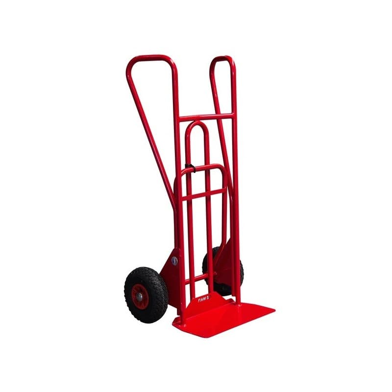 Diables 250 kg bavettes fixe et repliable roues pneumatiques 490 mm 250 kg 398 mm diables 250 kg bavettes fixe et repliable roues pneumatiques 1 pièce