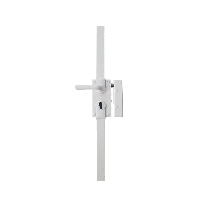 Serrure en applique 3 points s300 serrure s300 3 points blanche avec protecteur a pêne dormant réversible 1 pièce(s) - mul t lock france