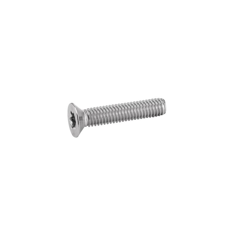 Vis à métaux tête fraisée à empreinte torx - inox a2 vis à métaux tête fraisée torx m4 x 30 mm - inox a2 30 mm tête fraisée (tf) 4 mm torx (x) din 96