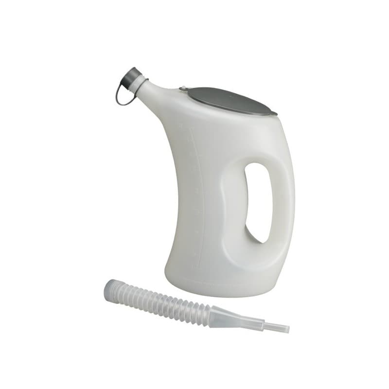 Broc verseur à couvercle + flexible polyéthylène 1 pièce(s) broc verseur gradué flacon pehd 5 l 5 litre(s) - pressol