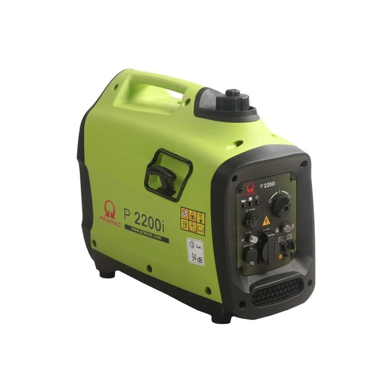 Groupe p2200i inverter thermique 21 kg 1 pièce(s) 59 dba groupe p2200i inverter 6 heure(s) pramac 4.5 litre(s) 2100 w - pramac europe
