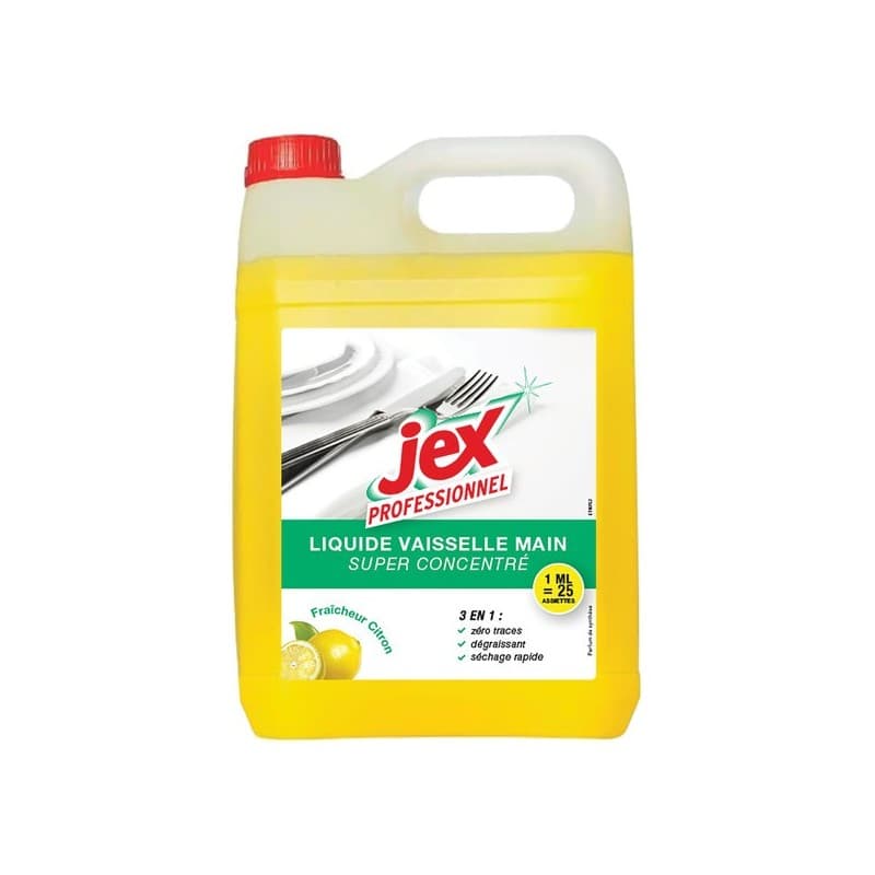 Liquide vaisselle professionel jex liquide vaisselle jex pro 1 bidon(s) de 5 litre(s) liquide vaisselle cuisine 5 litre(s) - jex