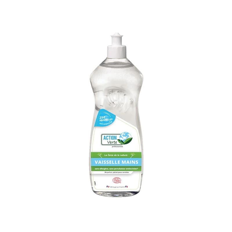 Liquide vaisselle main écologique 1 flacon(s) de 1 litre(s) 1 litre(s) liquide vaisselle cuisine liquide vaisselle main ecocert - action verte