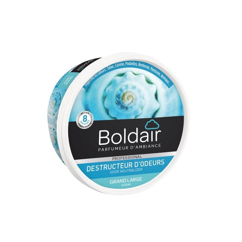 Désodorisant gel destructeur d'odeurs gel destructeur d'odeurs grand large 1 pot(s) grand large 300 ml gel - boldair