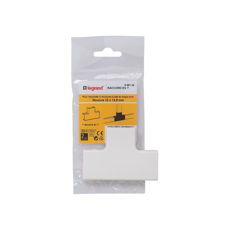 Accessoires pour moulures dlp angle de dérivation dlp en t 32 × 12.5 mm 1 pièce(s) - legrand snc