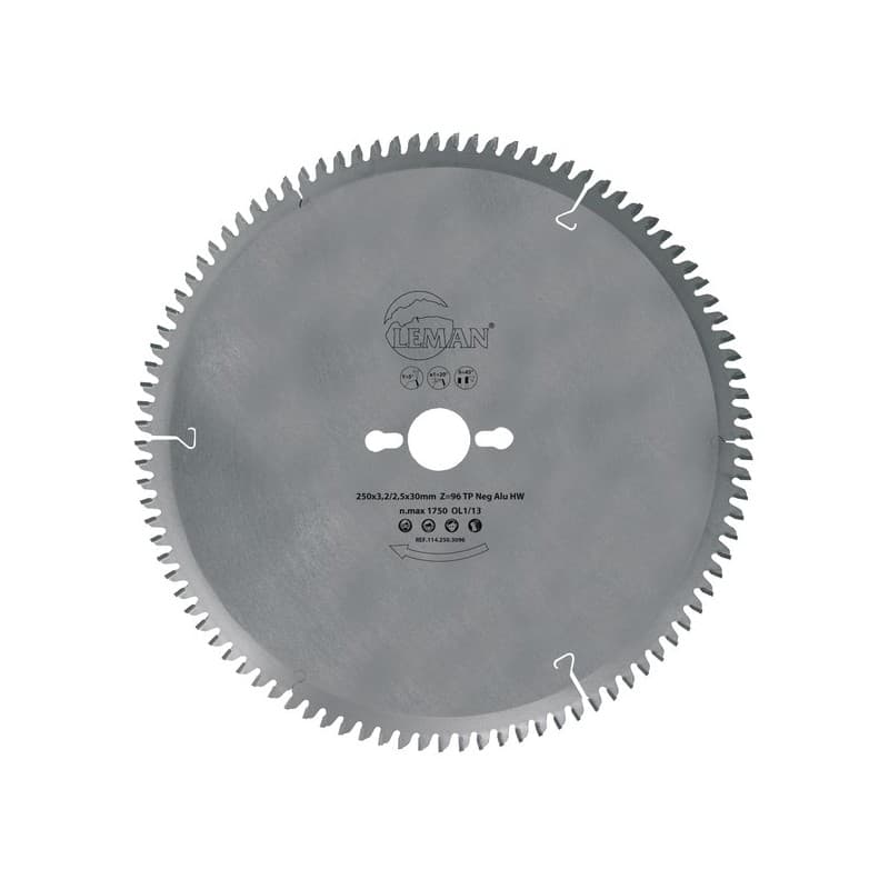 Lame de scie circulaire carbure pour le bois, panneaux et aluminium lame carbure portative d.255 x 3,2/2,3 x 30 80z tp n / alu 30 mm 1 carton(s) de 1