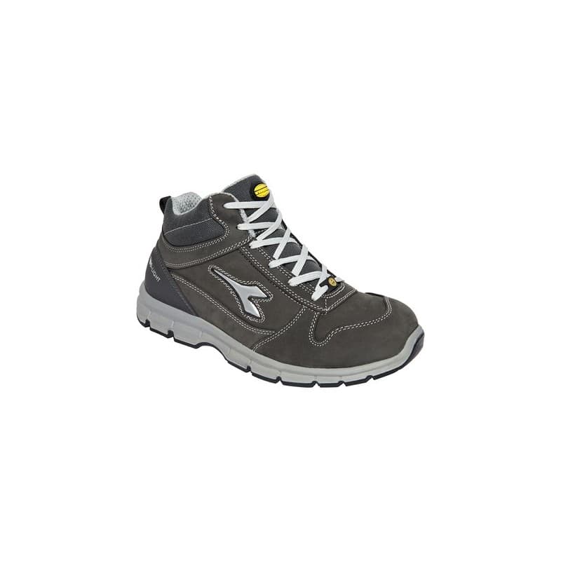 Chaussures de sécurité hautes run ii chaussures de sécurité hautes run ii gris t40 textile 40 pu double densité acier cuir cordura e - absorption de c