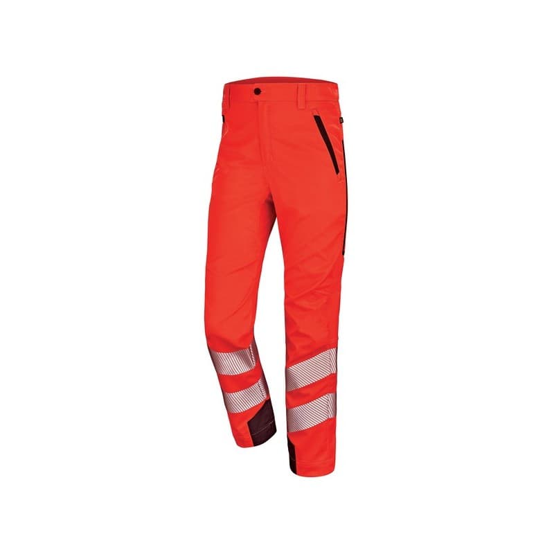 Pantalons hv stretch pantalon hv stretch rouge fluo/bleu foncé t1 200 - 300 g entre 1 et 3 pantalon t1 polyester / coton, spandex 1 pièce(s) classe 2