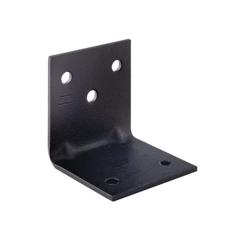 Equerres d'assemblage + vis - finition noire 1 kit(s) de 10 pièce(s) equerres noires ea 444/2 + 60 vis csa 5.0x35 - simpson strong tie