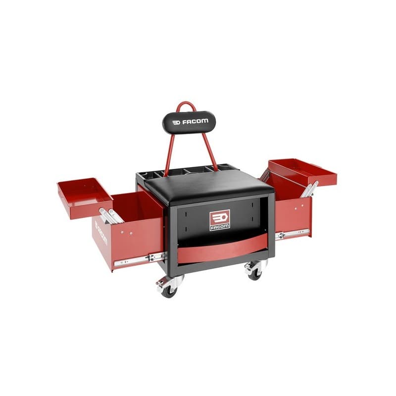 Poste de travail assis rouge 35 kg poste de travail assis 2 1 pièce(s) non - facom