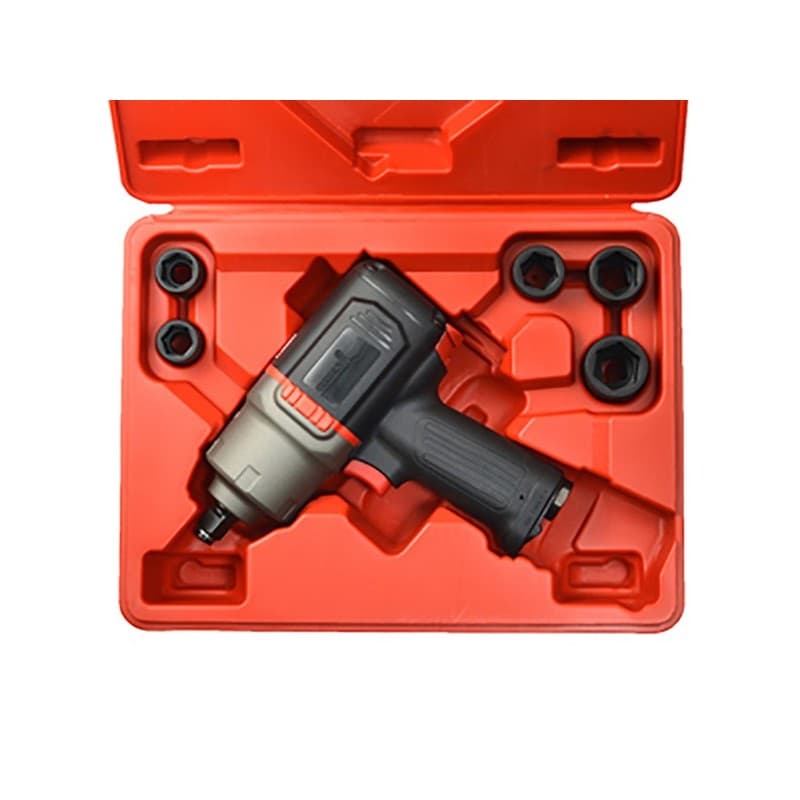 Coffret clé à chocs 1/2" + 5 douilles intensives kitut8172 8 et ≤ 16 m/s² 1/2 " 90 dba 1/4" 6.4 bar 150 l/min 1.95 kg coffret clé à chocs 1/2" + 5 dou