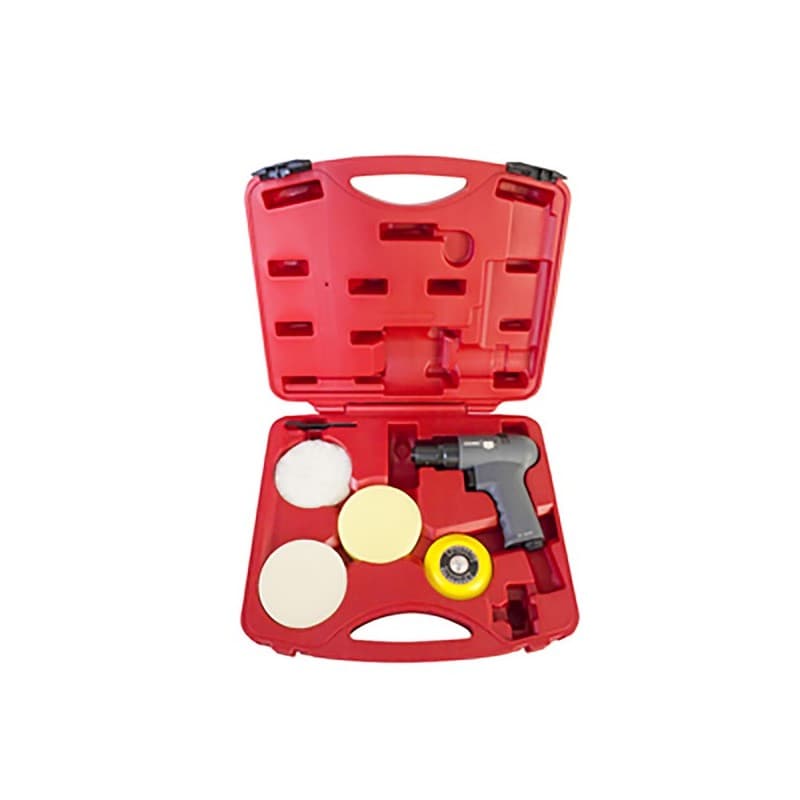 Coffret mini polisseuse revolver super pro 75 mm 2500 trs/min 6.4 bar 1 coffret(s) coffret mini polisseuse revolver super pro 75 mm 75 mm 0.77 kg pneu