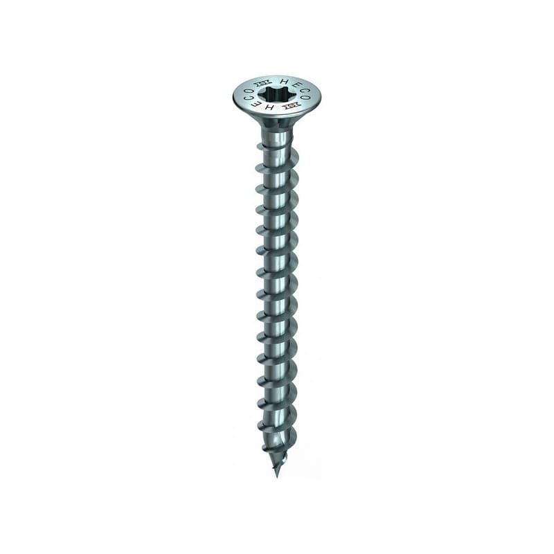 Vis Ă bois heco-topix plus tĂȘte fraisĂ©e charpente-mob tĂȘte fraisĂ©e (tf) torx (x) bois, bois dur 8 mm 280 mm 1 boĂźte(s) de 50 piĂšce(s) assemblage bois,