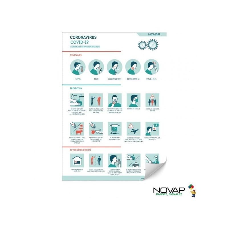 Panneau conseils de sécurité rigide panneau conseils de sécurité rigide 1 pièce(s) - novap