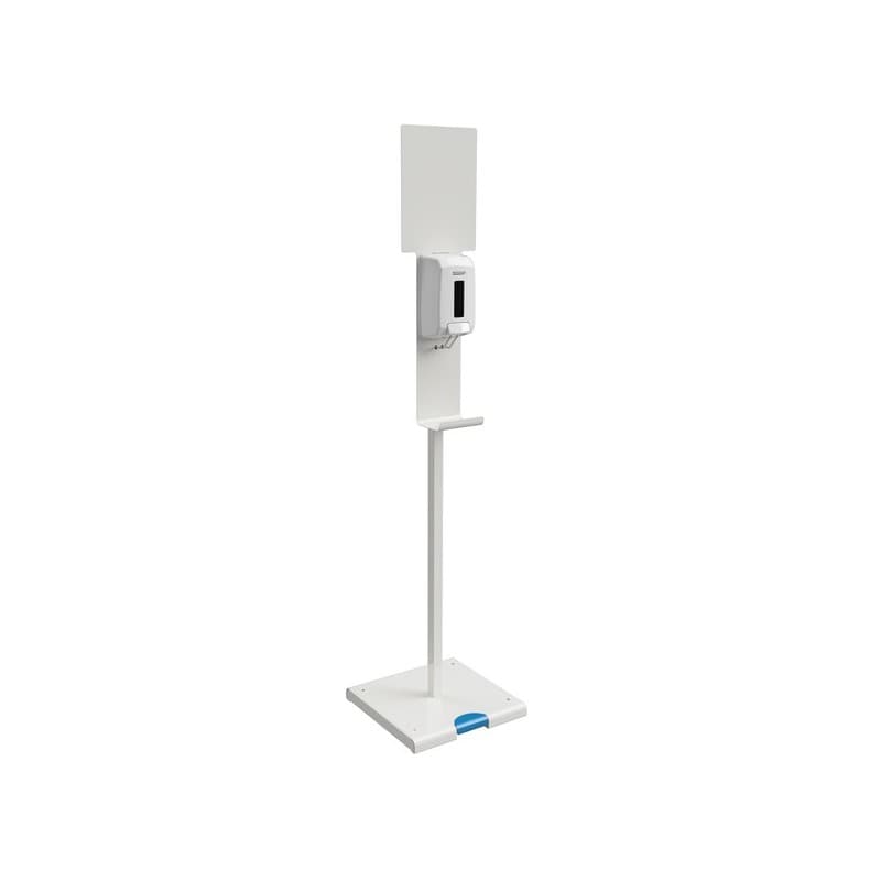 Station de désinfection des mains à pédales station de désinfection des mains à pédales blanc ral 9016 blanc 1 pièce(s) à pédale 1.1 litre(s) - sn ros