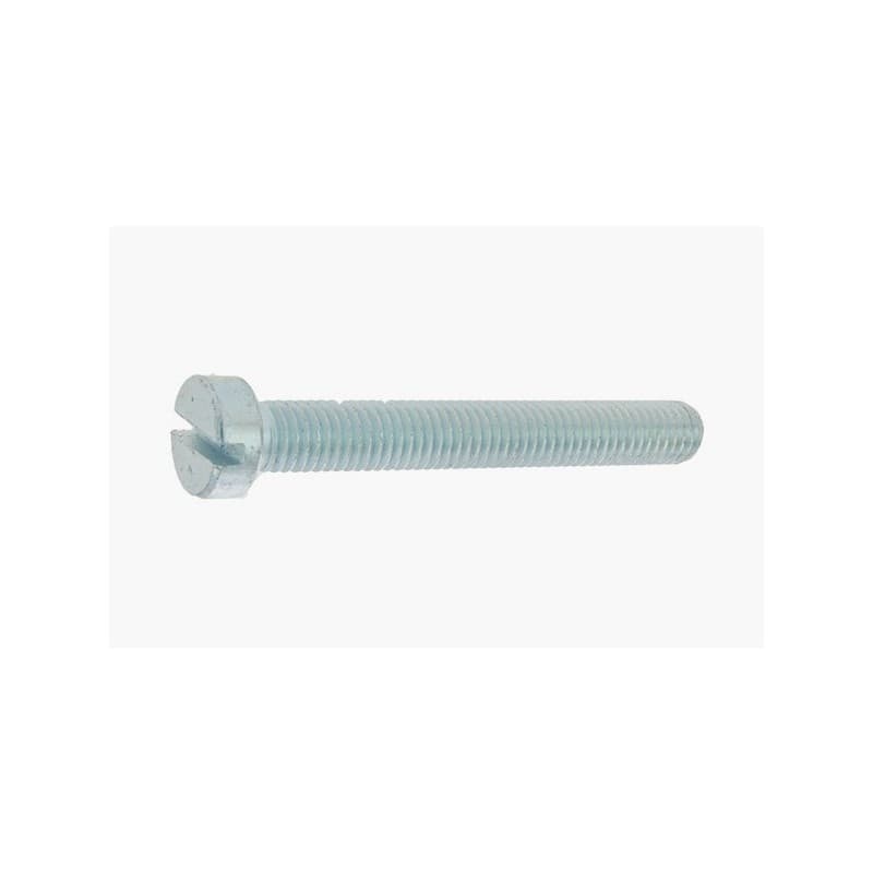 Vis Ă mĂ©taux tĂȘte cylindrique Ă empreinte fendue - acier zinguĂ© vis Ă mĂ©taux tĂȘte cylindrique fendue m3 x 6 mm 3 mm tĂȘte cylindrique (c) 6 mm assembla