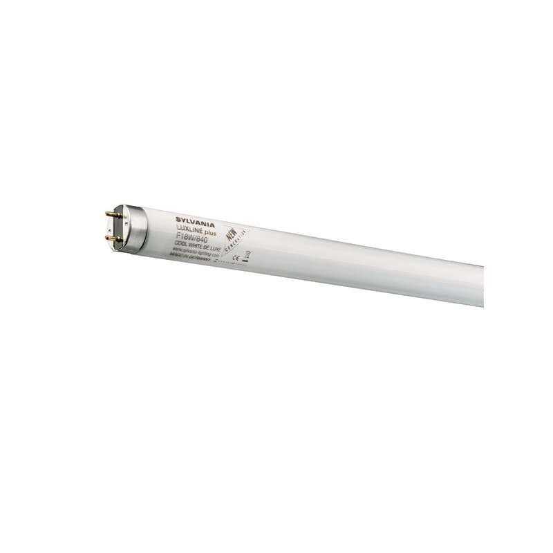 Tube fluorescent syl-retail 590 mm blanc neutre 4000 °k 18 w g13 20000 heure(s) 840 tube fluorescent plus 18w 4000°k 840lm g13 1 pièce(s) - sylvania
