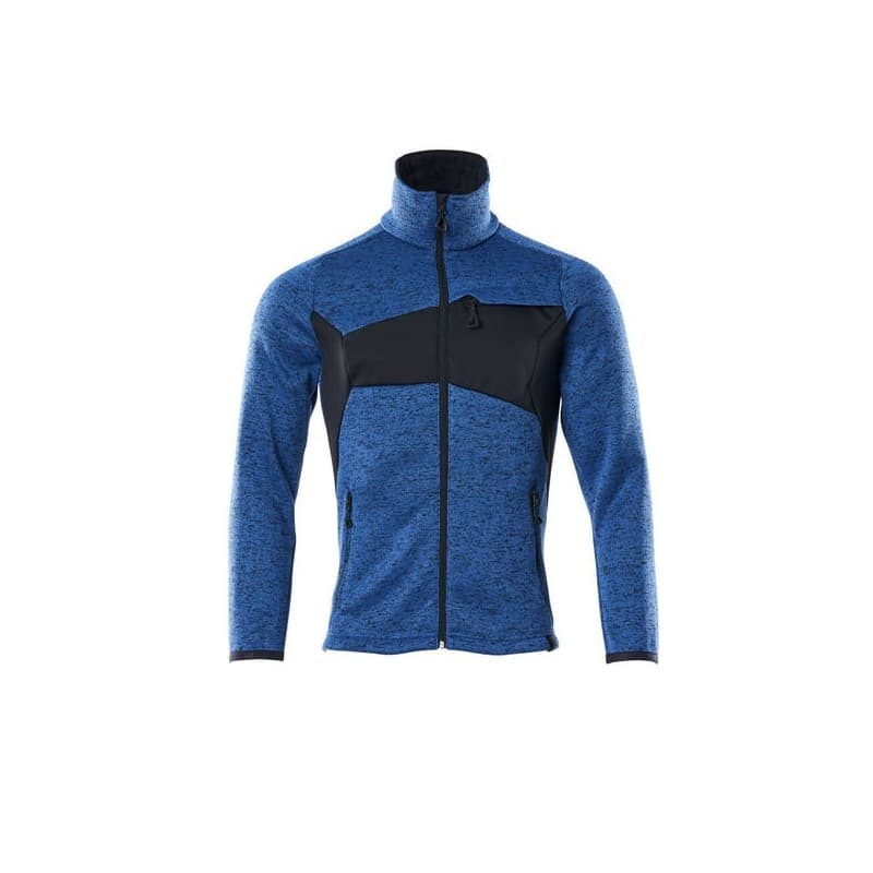 Pulls zippés accelerate s 300 - 400 g entre 1 et 3 polyester bleu veste pulls zippés accelerate bleu / marine ts 1 pièce(s) - mascot