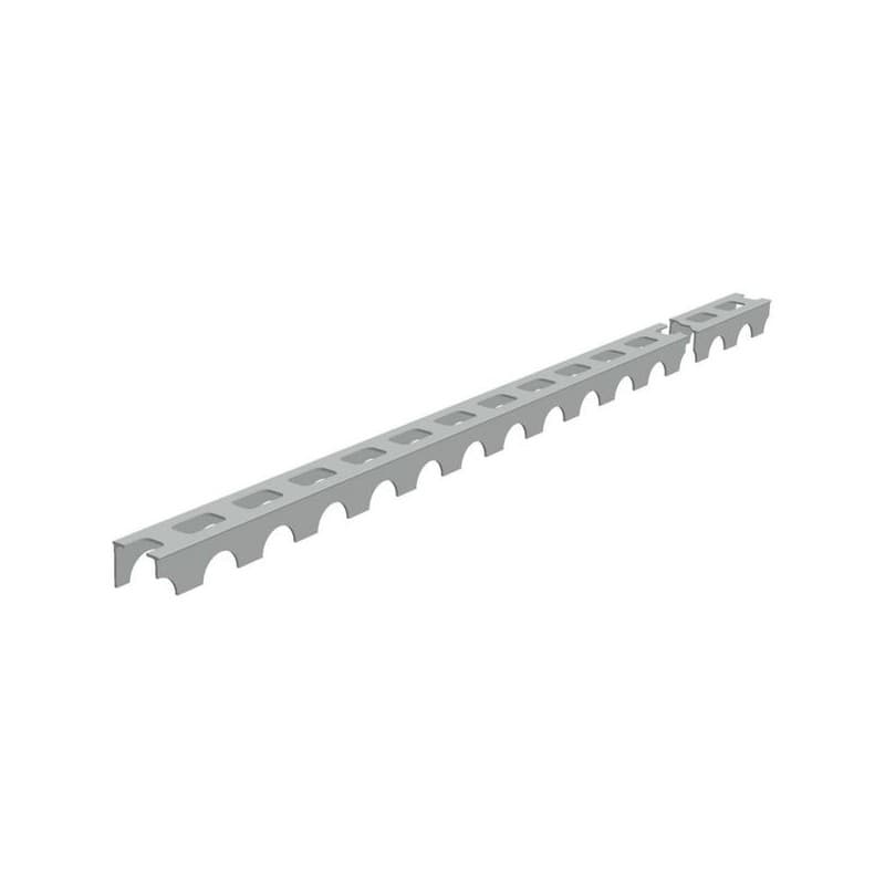Cale d'armature ufix horizontale linéaire cale armature ufix pvc 2m h30mm profil type premium 1 barre(s) de 2 mètre(s) linéaire - plaka group