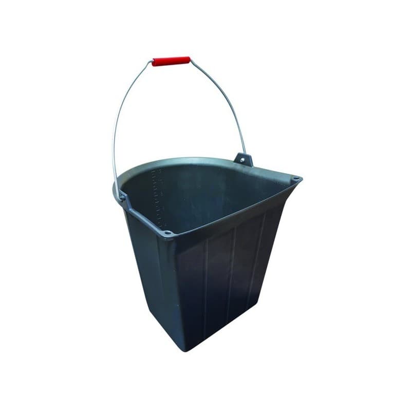 Seau coté plat 13 litres taliagom® 1 pièce(s) seau coté plat 13 litres taliagom® 13 litre(s) caoutchouc synthétique - sofop taliaplast