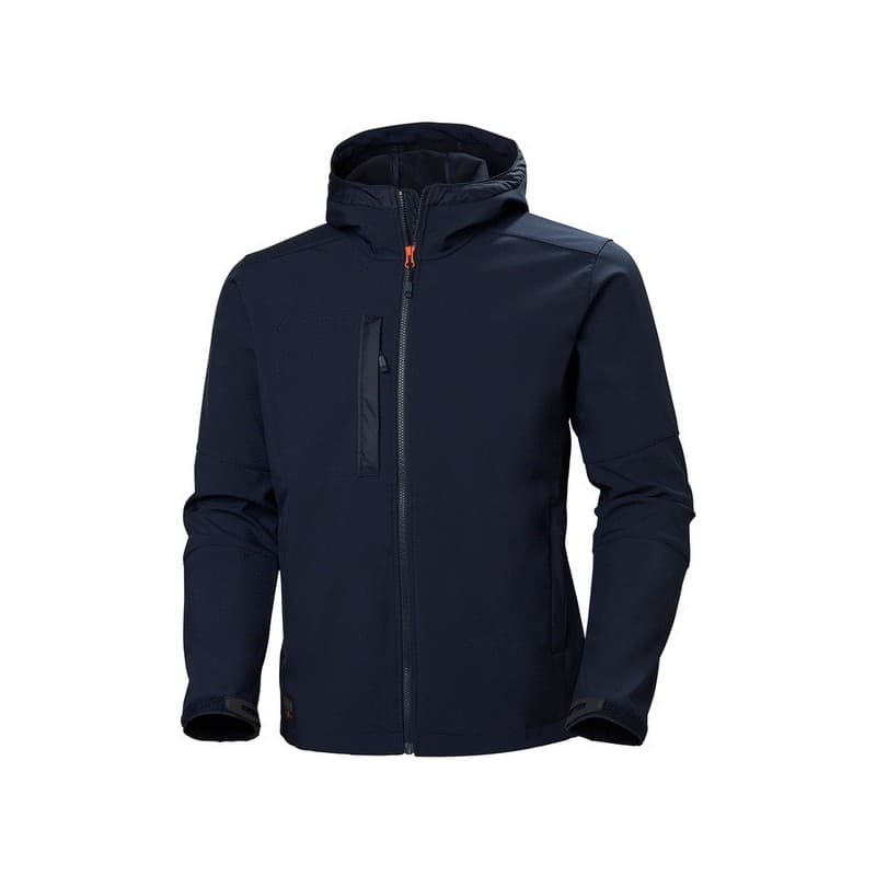 Veste softshell kensington entre 4 et 6 l softshell 300 - 400 g bleu 1 pièce(s) veste softshell kensington bleu tl polyester, élasthanne - helly hanse