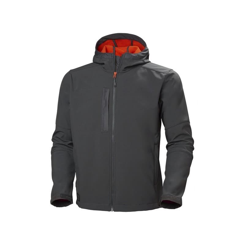 Veste softshell kensington entre 4 et 6 s gris softshell 300 - 400 g 1 pièce(s) vest softshell kensington gris ts polyester, élasthanne - helly hansen