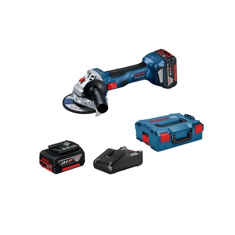 Meuleuse ø125 gws 18v-7 2x4ah batterie moteur sans charbon 1.6 kg 125 mm 11000 trs/min 0 ah 0 1 coffret(s) meuleuse ø125 gws 18v-7 2x4ah non 18 v - bo