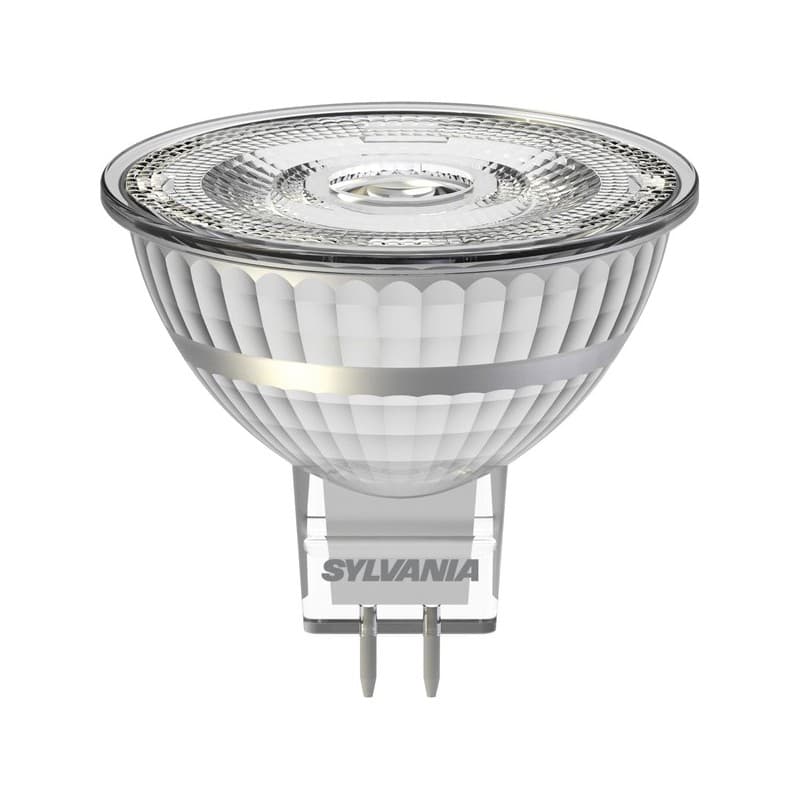 Ampoules mr16 dimmables blanc neutre 4000 °k gu5.3 25000 heure(s) 480 1 pièce(s) 5.8 w ampoule mr16 5.8w 4000°k 480lm dimmable - sylvania