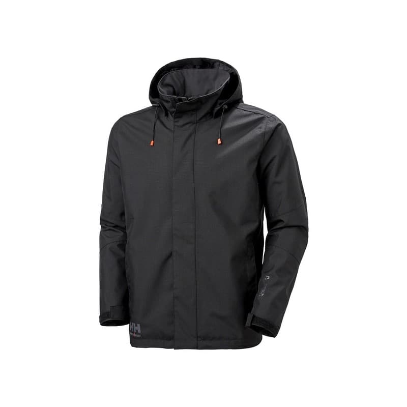 Veste de pluie oxford shell 200 - 300 g l noir entre 1 et 3 polyester veste 1 pièce(s) veste de pluie oxford shell noir tl - helly hansen