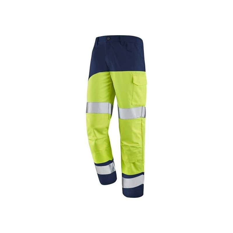 Pantalon fluo safe xp renforts genoux gilet 300 - 400 g entre 1 et 3 t1 polyester / coton 1 pièce(s) pantalon renforts genoux fluo safe xp jaune/marin