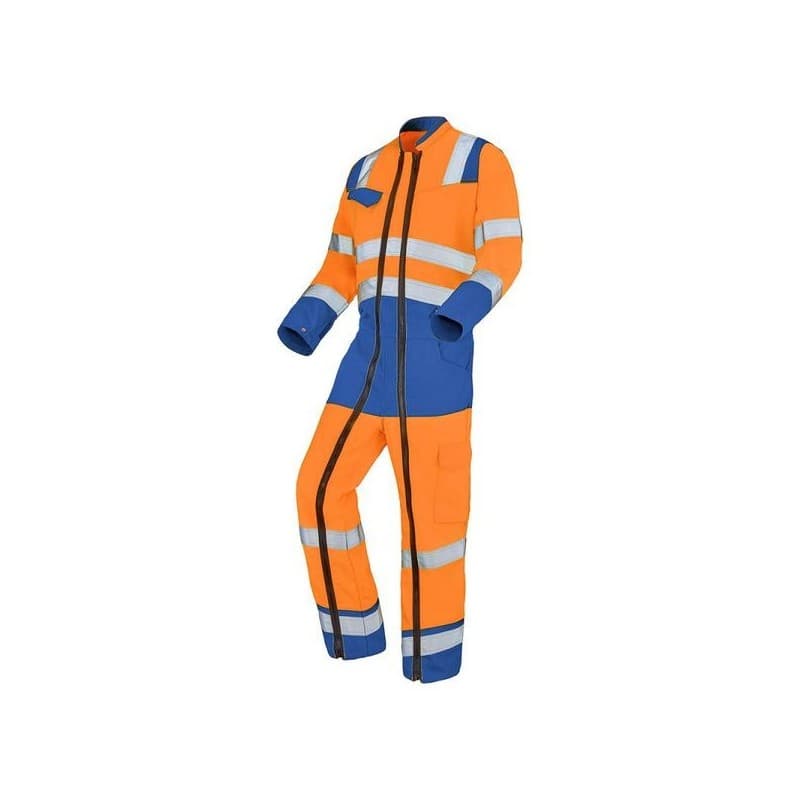 Combinaison 2 zip safe xp 200 - 300 g entre 1 et 3 combinaison polyester / coton 1 pièce(s) combinaison 2 zip safe xp orange/bugatti t5 bleu , orange
