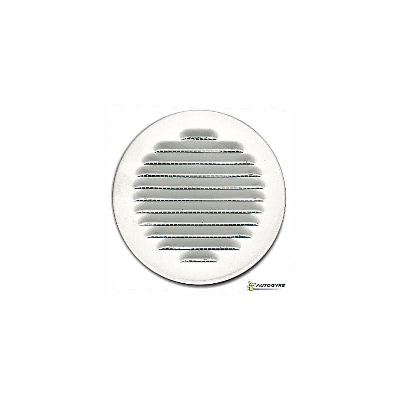 Grilles aluminium à persiennes 1 pièce(s) grille persienne alu blanc ø 80 mm - autogyre
