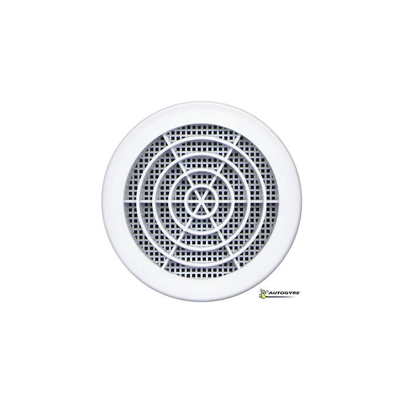 Grille de ventilation 1 pièce(s) grille à lames concentriques ø 100 blanc - autogyre