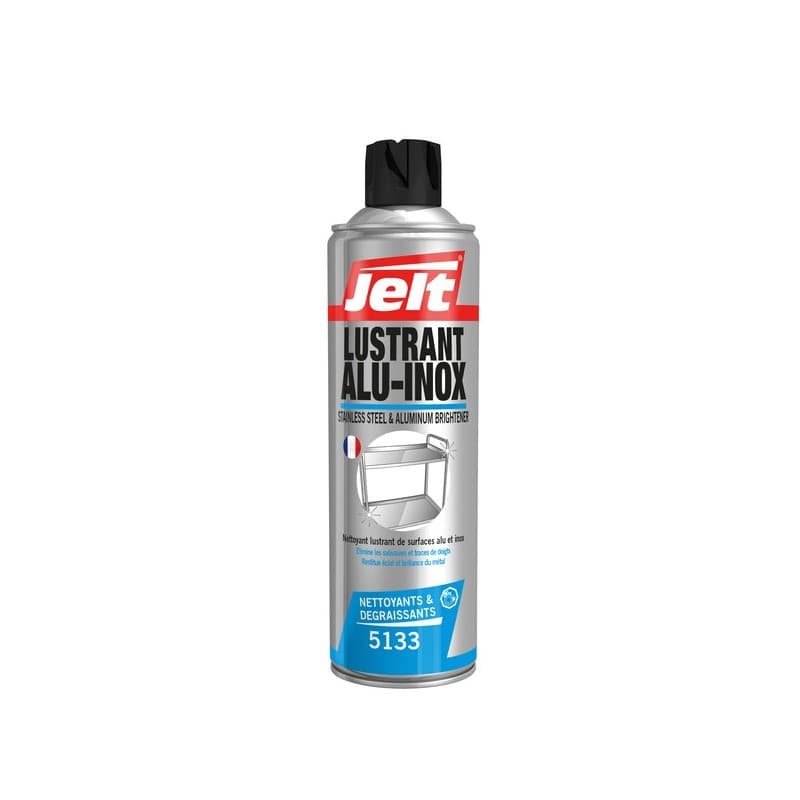 Gel lustrant aluminium et inox 1 aérosol(s) de 400 millilitre(s) gel lustrant aluminium et inox - jelt