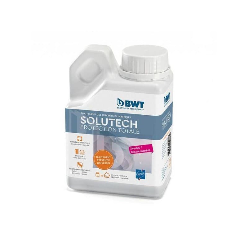 Solutech pour circuits de chauffage 1 bidon(s) de 500 millilitre(s) solutech protection totale - bwt france