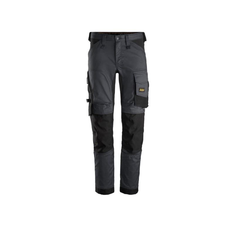Pantalon allroundwork 38 200 - 300 g gris entre 1 et 3 coton / polyester pantalon 1 pièce(s) pantalon stretch allround gris t38 - snickers workewear