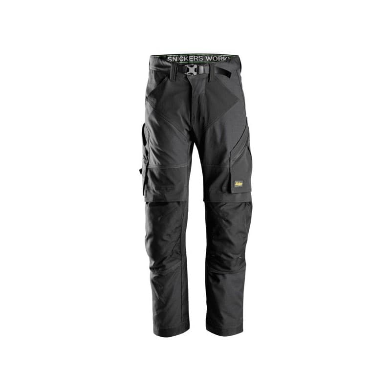 Pantalon flexiwork 200 - 300 g entre 4 et 6 noir pantalon 48 polyamide / élasthanne 1 pièce(s) pantalon flexiwork noir t48 - snickers workewear