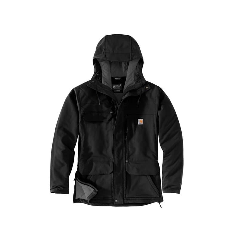 Parka super dux 200 - 300 g m noir entre 1 et 3 blouson 1 pièce(s) parka super dux noir tm polyester, nylon / élasthanne - carhartt